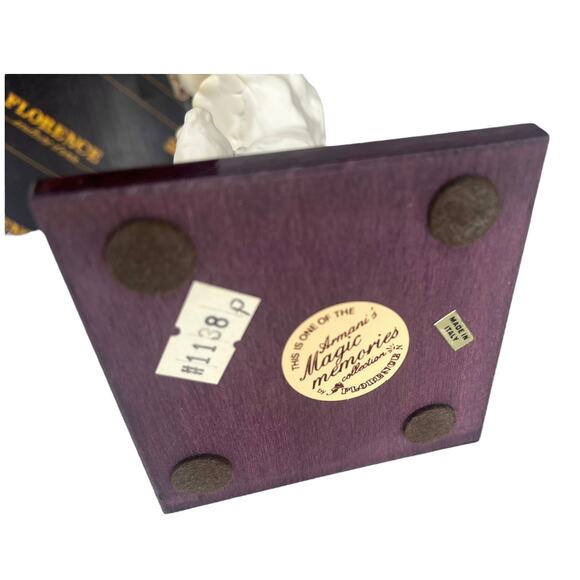 1986 Giuseppe Armani STRAWBERRY PARTY FIGURINE Sculpture Girl Boy Magic Memories - Picture 9 of 12